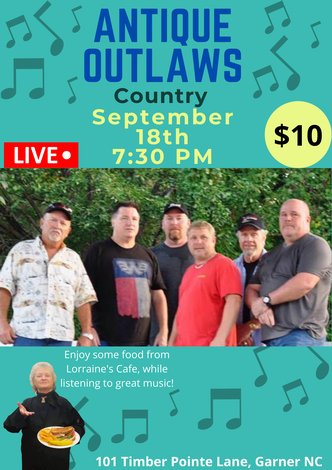 Event Antique Outlaws, Country, $10 Cover