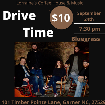 Event Drive Time, Bluegrass, $10.00
