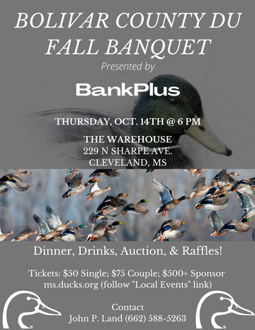 Event Bolivar County Dinner presented by BankPlus: Cleveland