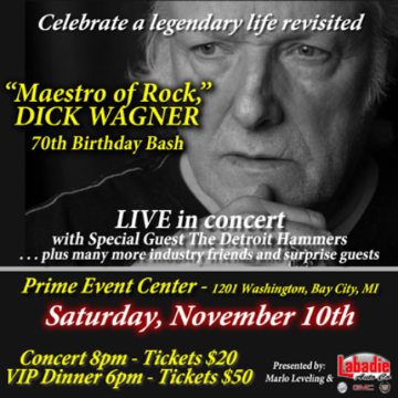 Event Dick Wagner 70th Birthday Bash