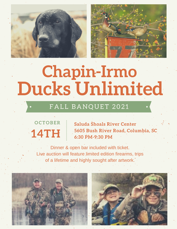 Event Chapin-Irmo Fall Dinner & Banquet: Irmo, SC