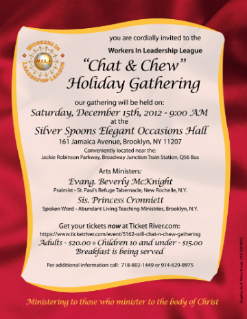 Event WILL Chat -N-Chew Gathering