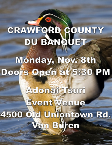 Event Crawford County DU 40th Annual Membership Banquet - Van Buren