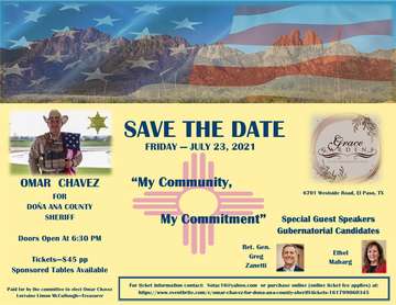 Event Omar Chavez for Dona Ana County Sheriff Fundraiser