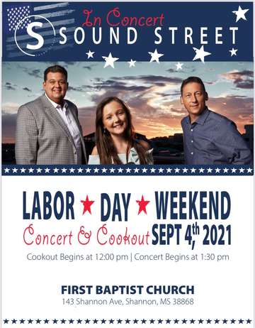 Event Sound Street "Labor Day Cookout and Singing"