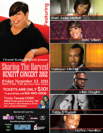 Event Sharing The Harvest Benefit Concert 2012