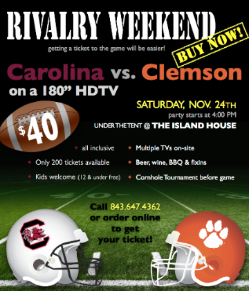 Event Carolina vs. Clemson Party