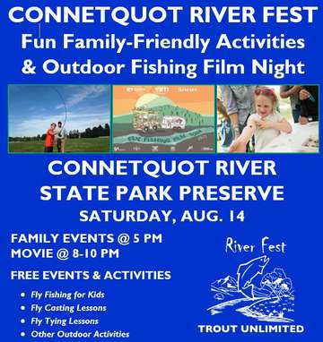 Event Connetquot River Fest '21: Family Fun & Fly Fishing Film Tour