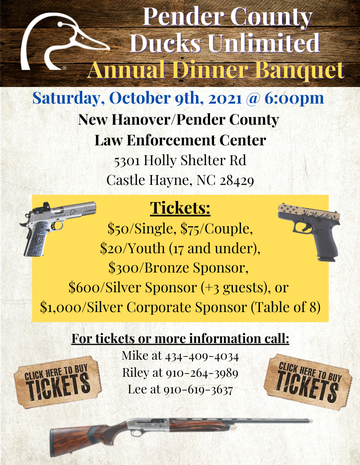 Event Pender County Banquet - SOLD OUT!