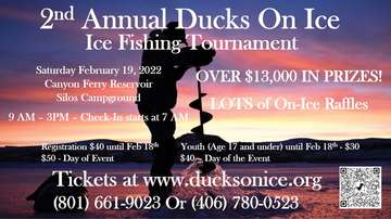 Event Ducks On Ice - Ice Fishing Tournament - Canyon Ferry Reservoir