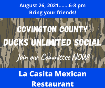 Event Covington County Ducks Unlimited Social