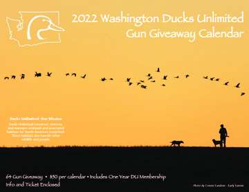 Event 2022 Washington Ducks Unlimited Gun Giveaway Calendar