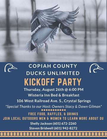 Event Copiah County DU Kickoff Party