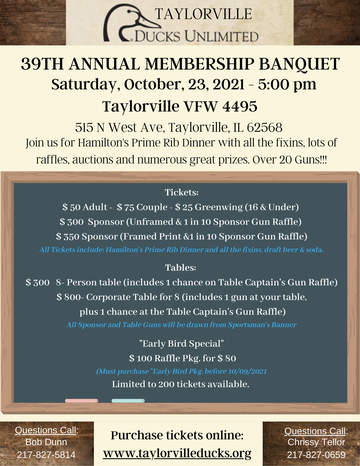 Event Taylorville 39th Annual Membership Banquet