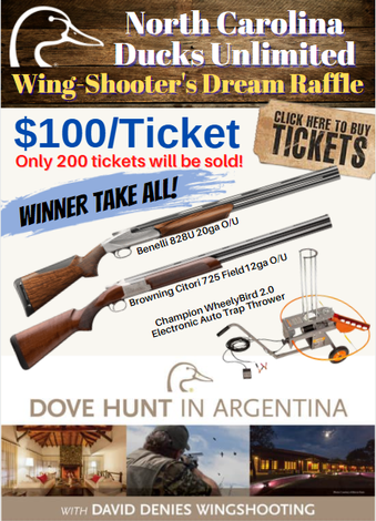 Event NCDU Wing Shooters Dream Raffle