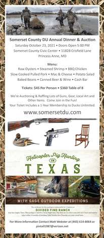 Event Somerset County DU Dinner & Auction