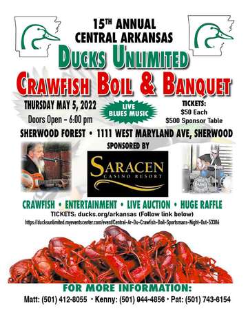 Event Central AR DU Crawfish Boil & Sportsman's Night Out - Sherwood
