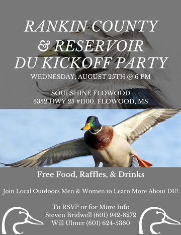 Event Rankin County DU & Reservoir DU Fall Kickoff Party