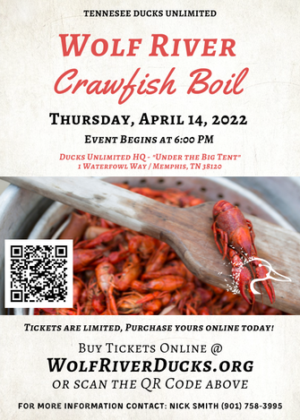 Event Wolf River Crawfish Boil - SOLD OUT!