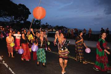 Event Lantern Parade, Memorial Lanterns and Bon Dance