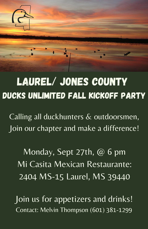 Event Laurel/Jones County DU Fall Kickoff Party