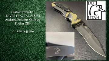 Event Nives Fractal Assist custom DU Utah knife.