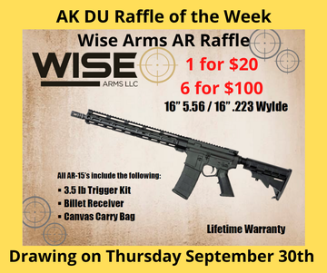 Event AK DU Raffle of the Week _ Wise Arms AR