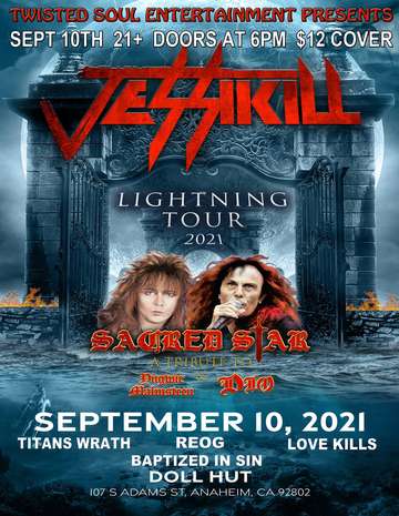 Event Jessikill, Sacred Star Lightning Tour