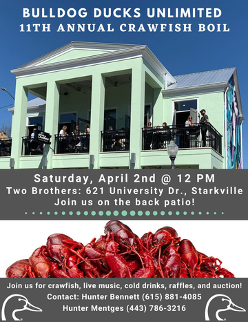 Event 11th Annual MSU Bulldog Crawfish Boil: Starkville