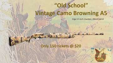 Event Browning A5, Vintage "Old School" Camo