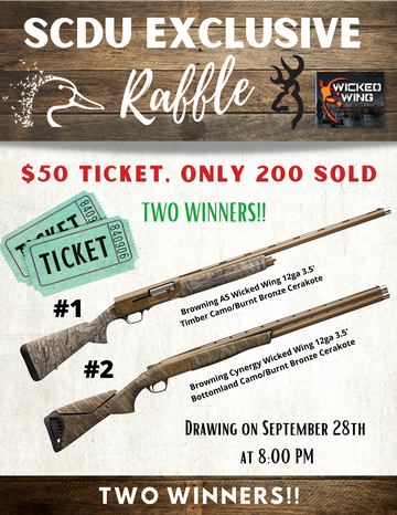Event SCDU Browning Wicked Wing Raffle