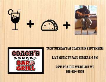 Event Paul Hieser at Coach's Bar & Grill