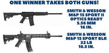 Event Win a Pair of Smith and Wesson M&P Modern Sporting Rifles! Drawing 9/28!