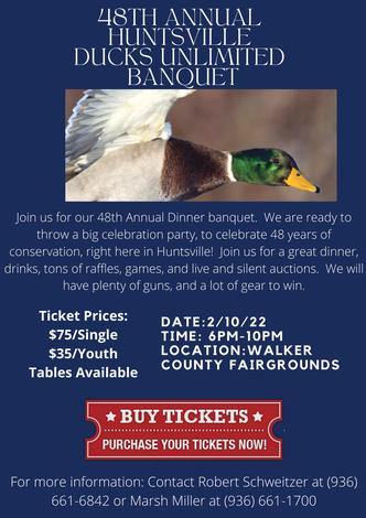 Event Huntsville Ducks Unlimited Dinner