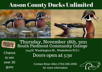 Event Anson County Ducks Unlimited Banquet