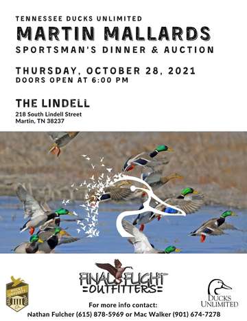 Event Martin Mallards Sportsman's Dinner & Auction