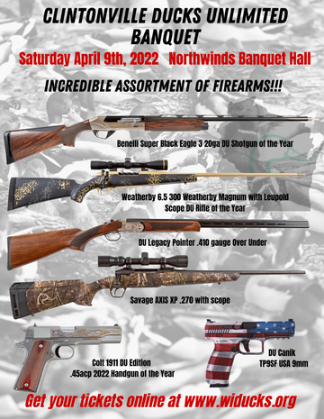 Event Clintonville 43rd Annual Ducks Unlimited Banquet