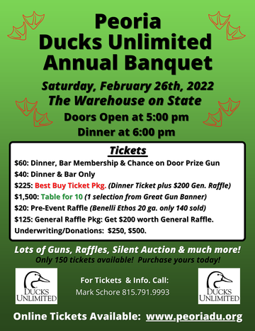 Event 2022 Peoria Ducks Unlimited Banquet