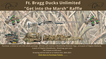 Event Ft. Bragg "Get into the Marsh" Raffle