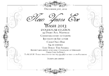 Event New Years Bash 2013