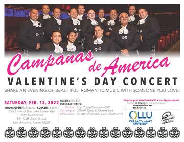 Event Campanas de America Valentine's Day Concert