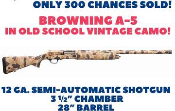 Event Win a Browning A5 in Vintage Camo! Drawing Oct. 26th