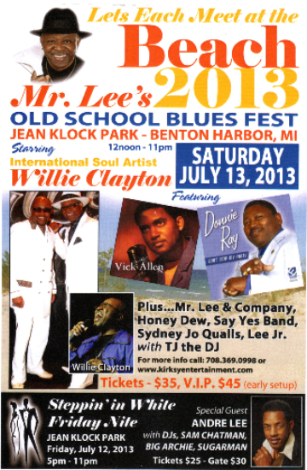 Event Mr. Lee's Soul Blues BeachFest 2013