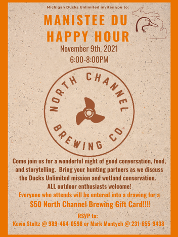 Event Manistee DU Happy Hour