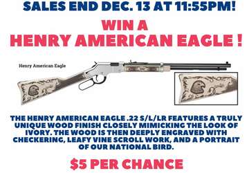 Event Win a Henry American Eagle! Sales End Dec 13th!