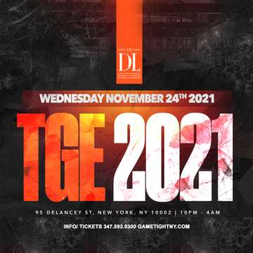 Event The DL Thanksgiving Eve General Admission 2021