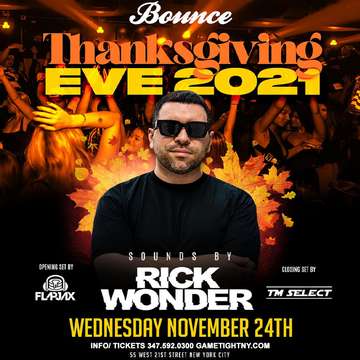 Event Bounce NYC Thanksgiving Eve Party 2021