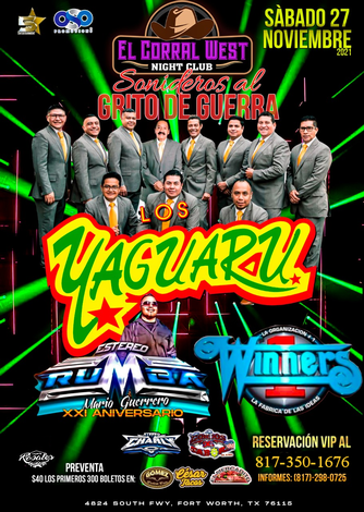 Event Los Yaguaru | Winners | Estereo Rumba | Stereo Charly | Los Gordos del Sabor
