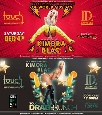 Event Kimora Blac • Rupaul’s Drag Race • Live at Touch Bar El Paso