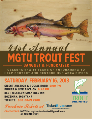 Event MGTU TROUT FEST 2013 Banquet & Fundraiser